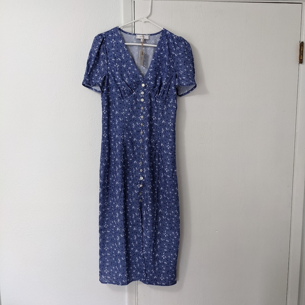 Floral midi dress